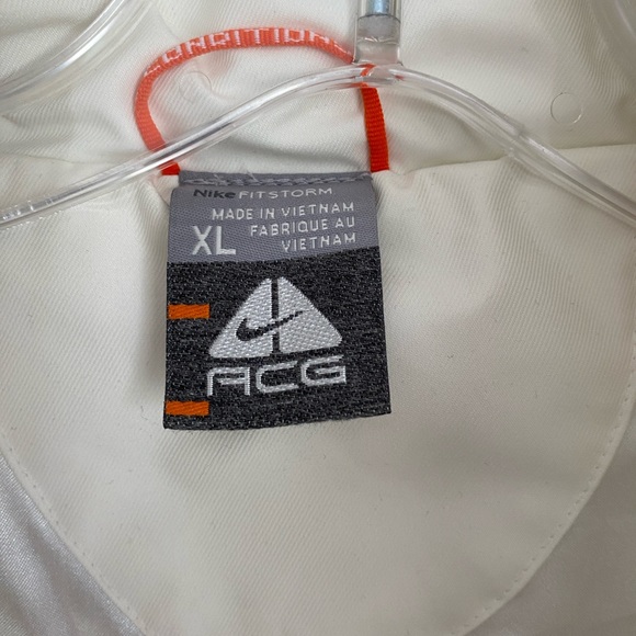 Nike ACG Fitstorm Womens Retro Blue Yellow Stripe 90s Sz XL *RARE SHINEY LINING - Picture 12 of 12